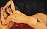 Amedeo Modigliani Reclining Nude with Arm Across Her Forehead oil painting reproduction